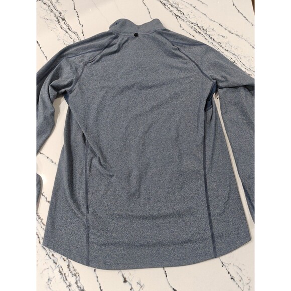 Nike Running 1/2 Zip Shirt Men's M Long Sleeve Dri-Fit Blue Heather Soft Stretch - Picture 10 of 10